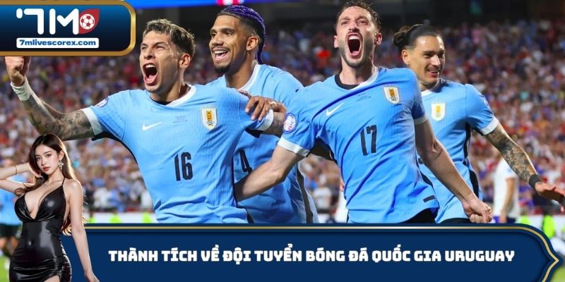 Thành tích về đội tuyển bóng đá quốc gia Uruguay